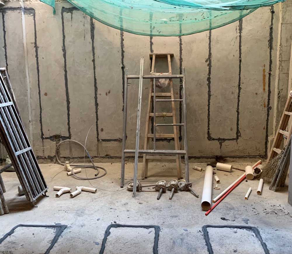 诸暨别墅地下室防水防潮黑科技