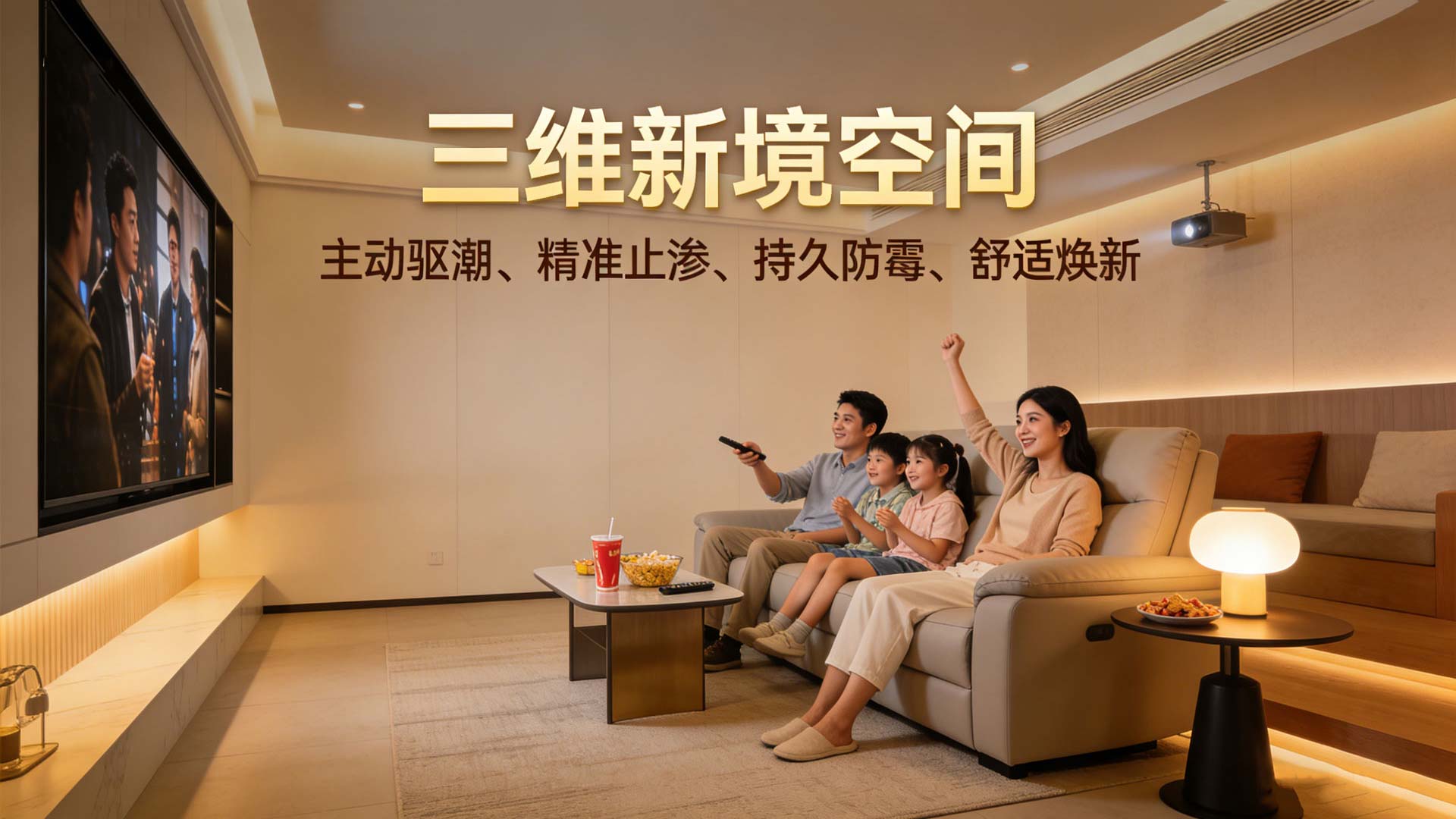 立威三维新境空间 | 锦州高端住宅地下室防水防潮防霉 - 立威防潮官网